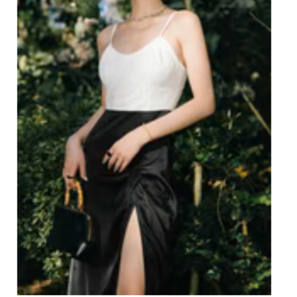 Petite Studio New York Faye Dress - Black & White XSP XS